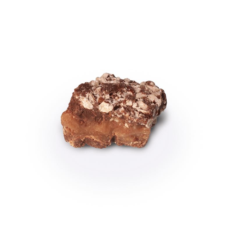 English Toffee on white plate