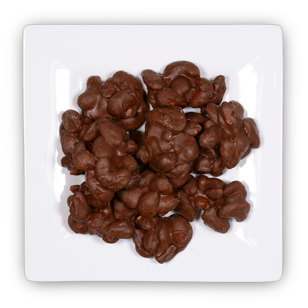 Nut Clusters on white plate